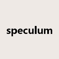 speculum是什么意思