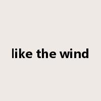 like the wind是什么意思