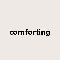 comforting是什么意思