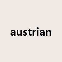 austrian是什么意思