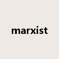 marxist是什么意思