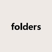 folders是什么意思