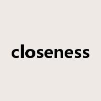 closeness是什么意思