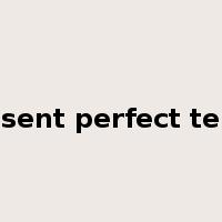 present perfect tense是什么意思