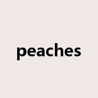 peaches是什么意思