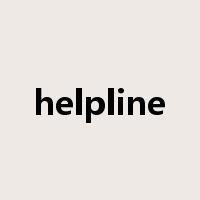 helpline是什么意思