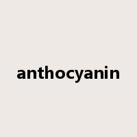 anthocyanin是什么意思