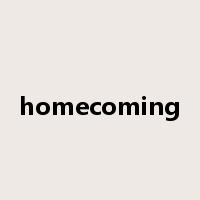 homecoming是什么意思