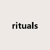 rituals是什么意思