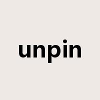 unpin是什么意思