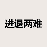 进退两难是什么意思