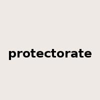 protectorate是什么意思