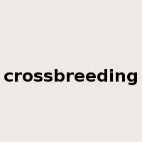 crossbreeding是什么意思