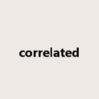 correlated是什么意思