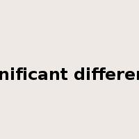 significant difference是什么意思