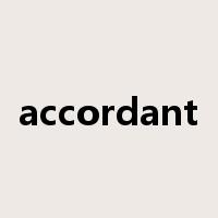 accordant是什么意思