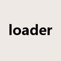 loader是什么意思