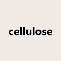 cellulose是什么意思