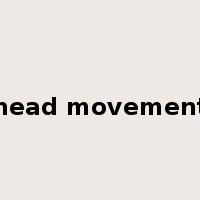 head movement是什么意思