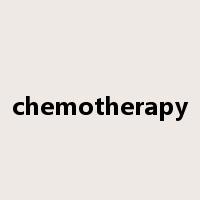 chemotherapy是什么意思