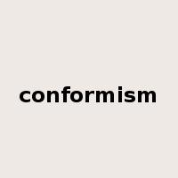 conformism是什么意思