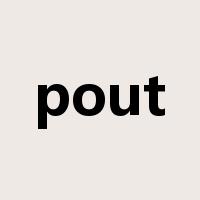 pout是什么意思
