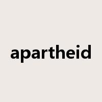 apartheid是什么意思