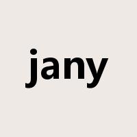 jany是什么意思