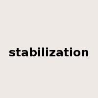 stabilization是什么意思