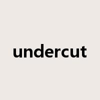 undercut是什么意思