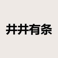 井井有条是什么意思