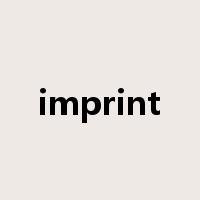 imprint是什么意思
