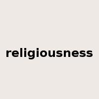 religiousness是什么意思