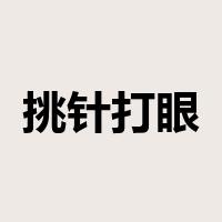 挑针打眼是什么意思