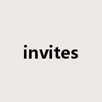 invites是什么意思