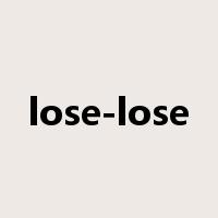 lose-lose是什么意思
