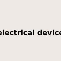 electrical device是什么意思