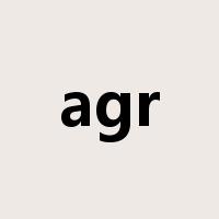 agr是什么意思
