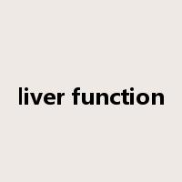 liver function是什么意思