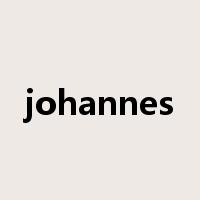 johannes是什么意思