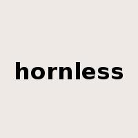 hornless是什么意思