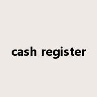 cash register是什么意思