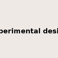 experimental design是什么意思