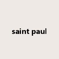 saint paul是什么意思