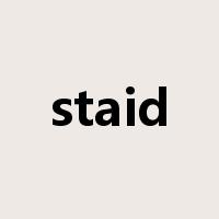 staid是什么意思