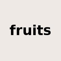 fruits是什么意思