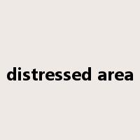 distressed area是什么意思
