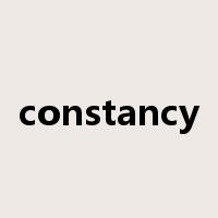 constancy是什么意思