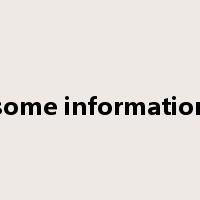 some information是什么意思