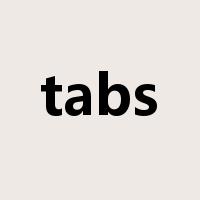 tabs是什么意思